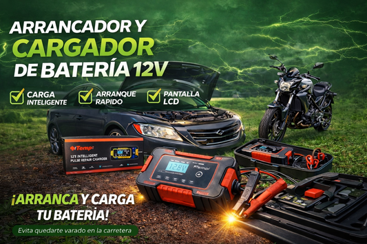 EVITA CAMBIAR TU BATERIA: CARGADOR INTELIGENTE CON PULSO REPARADOR 12V
